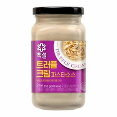 CJ 면요리 백설 트러플크림 파스타소스 파스타 355g 1세트, 5세트