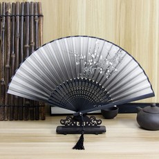 매화접이식부채