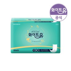 화이트유 성인용기저귀 골드 일자패드 특대형 1팩(20P), 단품