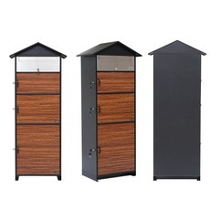 택배함 무인 캐비닛 우체통 전원 빌라 주택 야외 펜션, 350mmX490mmX1415mm