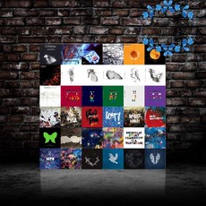 콜드 플레이 비바 라 비다 음악 앨범 커버 아트 캔버스 포스터 음악 앨범, [200004515-496] 12X16 자주색^+5511