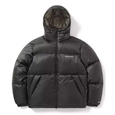 디스이즈네버댓 숏패딩 PERTEX Recycled Down Jacket Black