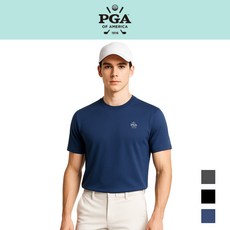 PGA 25신상 남성 액티브 냉감 반팔 라운드티셔츠 PGMTS52335