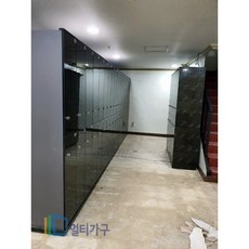 2단 하이그로시 흑단 피트니스 당구장 골프장 직원 사물함 사우나 락카장, LPM옹이