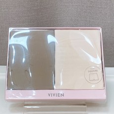 비비안 자국걱정없는 봉제선 최소화 누디라인 여성 사각팬티세트(2컬러/2매입)
