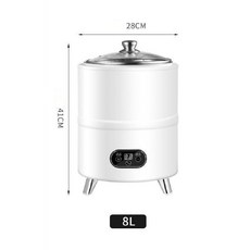 청국장 만드는 기계 발효기 낫또 요거트 가정용, 8L 화이트