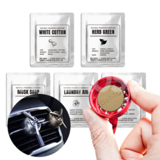 [애드크로스 홈쇼핑] 차량용 프리미엄 방향제 디 오리지널 머스탱 송풍구 차량용방향제 추가구매 향