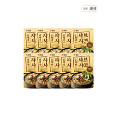 샘표 담백한 샤브샤브 육수 3~4인분, 200g, 10개