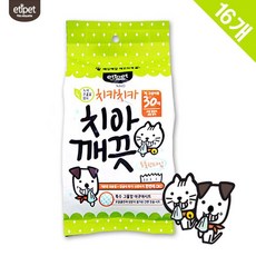 에티펫 치카치카 치아깨끗 강아지양치 물티슈 30매x16, 상세페이지 참조, 16개