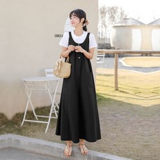 린넨와이드점프수트