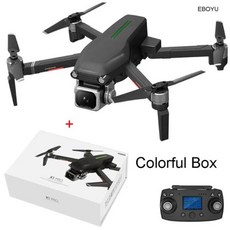 RC헬기EBOYU-X1 GPS RC 드론 5G WiFi FPV ESC 4K HD 전면 카메라 + 720P 다운 루킹 쿼드콥터 rtf의 접이식