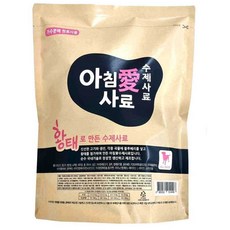  아침애사료 강아지 사료, 3개, 1kg 