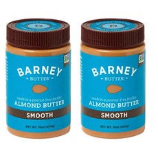 Barney Butter Almond Butter Smooth 16 oz 바니 아몬드 버터 스무스 454g 2팩, 1개