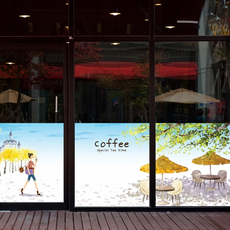 유럽카페거리시트지