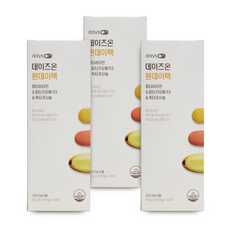 데이즈온 원데이팩 멀티비타민 & 알티지오메가3 & 옥타코사놀 2100mg X 30포 3박스, 3개, 63g