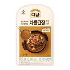CJ제일제당 엄마손맛 다담 차돌된장찌개양념 145g 감칠맛업 한국전통요리 자취템 캠핑요리 시골맛 간편식 풍미업, 3개
