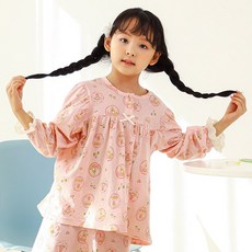 삐삐롱 [삐삐롱SS]셀레나 자카드 파자마 9부 상하세트