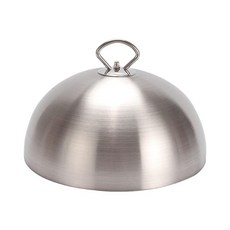 GHSHOP 시침질 커버 치즈멜팅돔 스테인리스 철판 버거 커버 스테이크용 식품 커버 샌드위치 주방용 버거 스테이크, 스테인레스 스틸, 스타일 B, 1개