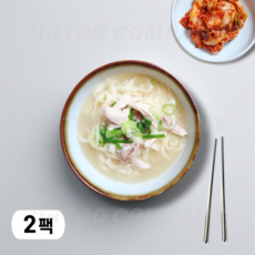 일산교자 수제 닭칼국수 밀키트 2팩 (3인분) + 겉절이 김치