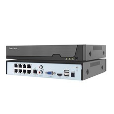 JideTech 4K 8 채널 PoE NVR 8 포트 16 CH 확장 가능한 네트워크 비디오 레코더 가정 감시 시스템용 4K/2K/12MP/8MP/5MP/1080P IP 카메 - nvr(네트워크비디오레코더)