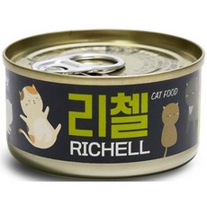 테비토퍼 고양이 리첼 캔 타우린 80g, 24개