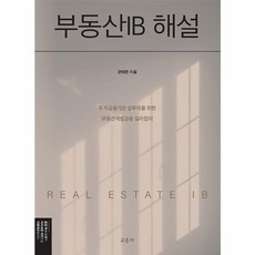 웅진북센 부동산IB 해설 투자금융기관 실무자를 위한 부동산개발금융 길라잡이, One color | One Size