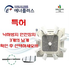 에너플러스 BS80S 에어컨팬 시스템에어컨 무동력팬 윈드바이져 공기순환용팬, 1대, 에너플러스 BS80S/BLACK(검정)-40평형