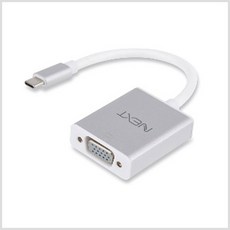 이지넷유비쿼터스 NEXT-2232TCV USB Type-C to VGA 모니터 확장 변환젠더/기타-USB RGB, 상세설명포함