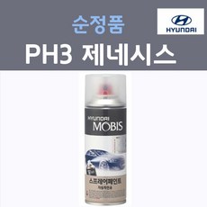 순정품 현대 제네시스 PH3 비크블랙 스프레이 자동차 차량용 카 페인트, 1개, 200ml - 제네시스붓펜