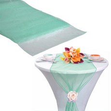 12 "x 108" / 30*275cm 10pcs 민트 그린 테이블 러너 웨딩 장식 연회 장소 장식|table runner damask|table runners on r, 1개, 30x275cm