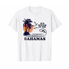 바하마 Tshirt에서 더 좋습니다, 단일옵션