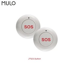 무선 버튼 비상 도난 보안 경보 시스템과 호환, 2.2PCS, 1개