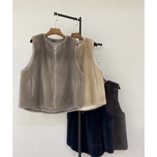 [국내생산 신상품] 리얼 밍크 풀스킨 훼메일 조끼 베스트 천연밍크조끼 여성밍크조끼 리얼 밍크조끼 밍크베스트 여성 지퍼 밍크조끼 리얼 밍크 베스트 팔로미로 밍크