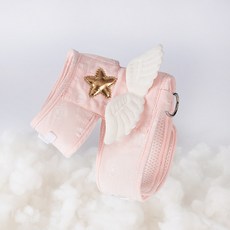 고양이하네스 천사하네스 가슴줄 산책줄 목줄 고양이전용, 핑크