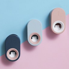 자동 짜 치약 디스펜서 홀더 전기면도기 코털정리기 네이비 외 3가지옵션, 두잇 스카이블루