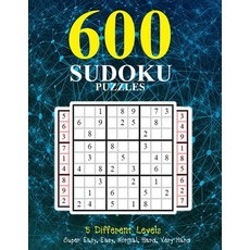 600 Sudoku Puzzle Book: 5 Difficulty Level For 600 Sudoku Puzzle 120 Super Easy 120 Easy 120 Norma... Paperback, Independently Published, English, 9798611795200