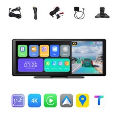 Imagebon 11.3 인치 4K ADAS 내비게이션 카플레이 안드로이드 오토 모니터 무선 자동차 내비게이션 블루투스 블랙박스 후방카메라, N50 No Front Cam 6M Rear Cam