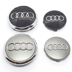 아우디휠캡 9가지 모음 Audi wheel caps 아우디용품, 3. 68mm-실버