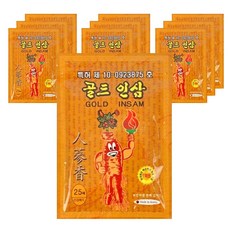 에스앤몰 골드 인삼 파스 붙이는 한방 패드 10팩, 250매