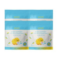  보호리 강아지 눈 눈물 영양제 뉴트리냠냠 미니 85g, 4개 