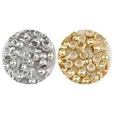 누름볼 (고정볼) 2mm / 2.5mm - 악세사리 부자재, 2.5mm 실버 200p, 1개