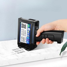 코드 라벨기 휴대용 날짜 잉크젯 인쇄기 제조일자 마킹, 원컬러, F108잉크젯프린터+파란색속건성잉크카트리지