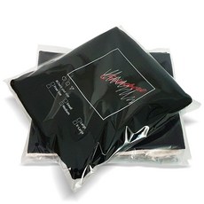 [바이닐] 간편하게 사이즈체크 문구 인쇄  속폴리봉투 투명 접착