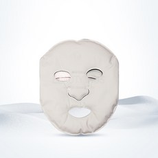 뷰티이너스 아이스팩 얼굴마스크(회색) 냉온 겸용 얼굴마스크팩, 1개