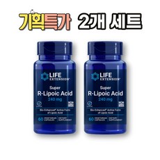 라이프익스텐션 슈퍼 R 리포산 240mg 60캡슐 2개세트, 2개