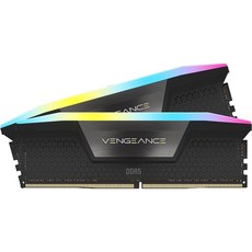  CORSAIR VENGEANCE DDR5 RAM 32GB 2x16GB, Black_32GB (2x16GB), 검은색 