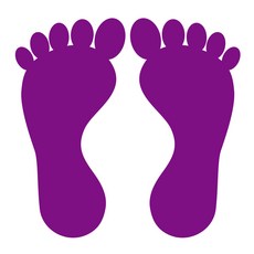 빈티지 스타일 바닥 장판 인테리어 바닥 장판 카페트 셀프 장판 유치원 학교 쇼핑몰 공장 발자국 붙여 사, 보라색 15 쌍