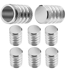 타이어 밸브 캡 스템 커버 자동 휠 자동차 오토바이자전거용, 2.TYPE B- Silver, 1개