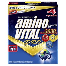 AJINOMOTO 味之素 aminoVITAL Amino Vital Pro胺基酸補充粉 3800mg 14條入, 1盒, 61.6g