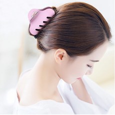 others 안 메 이 크 업 한국 판 신상 캔디 색 포 니 테 일 머리핀 아크릴 대 미 디 엄 사이즈 파마 샤워 집게 여자 1709 파우더, 상세페이지 참조